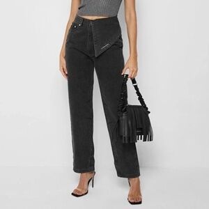 MANIERE DE VOIR | half foldover mom jeans